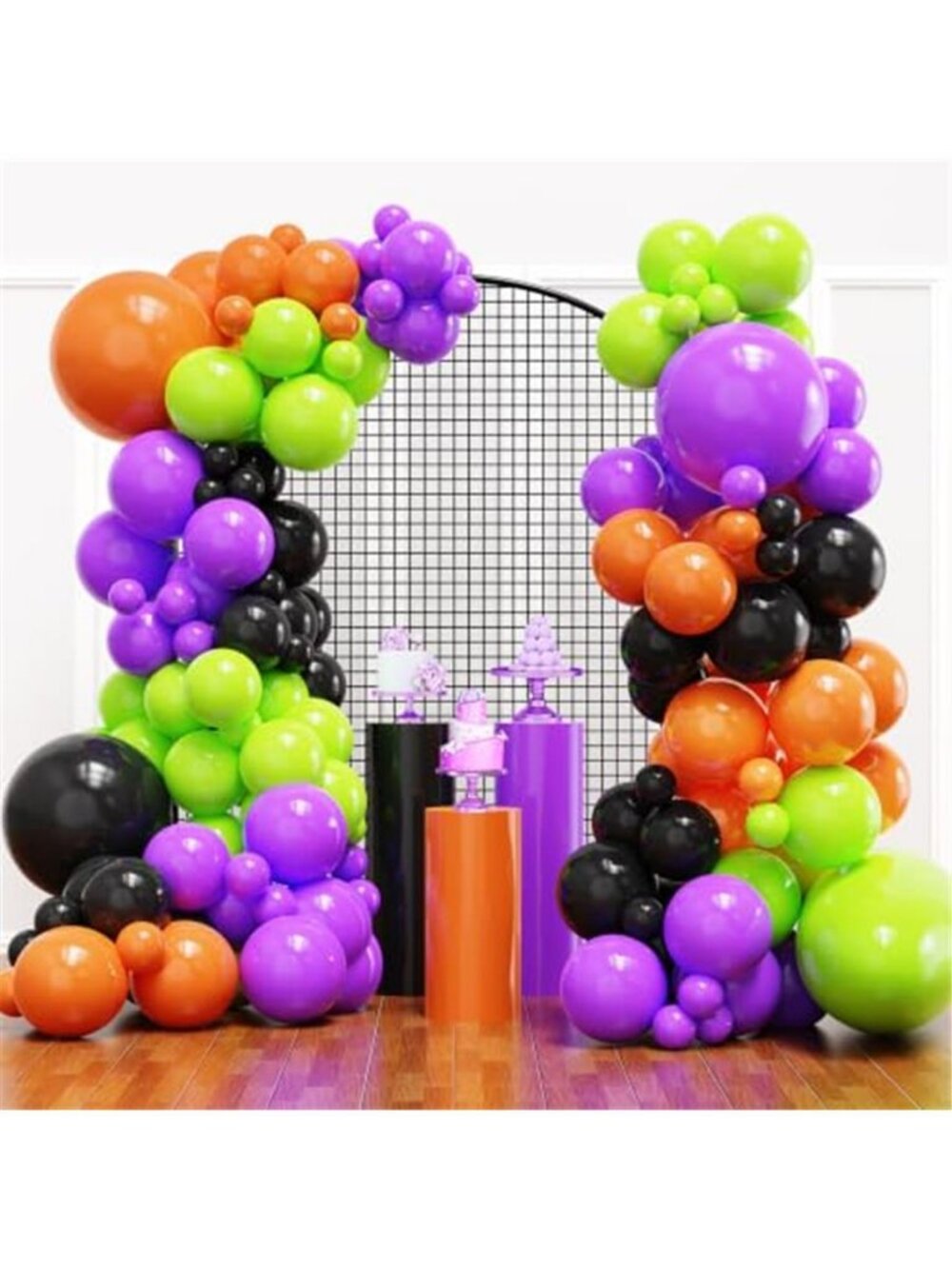 Halloween Balloons Garland Arch Kit for Halloween Party Decoration